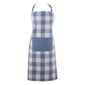 Household Using Tri Color Check Chef Apron (Type: Style E, Color: As pic show)